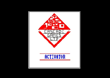 Activator (UK) (1986) screen shot title